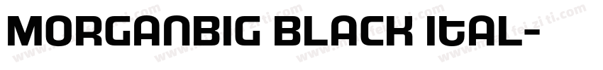 MorganBig Black Ital字体转换